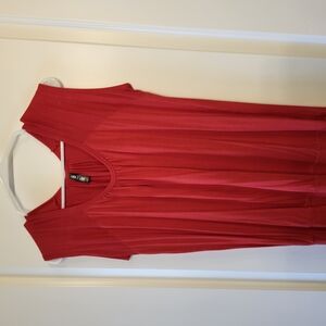 Red Sleeveless Tshirt